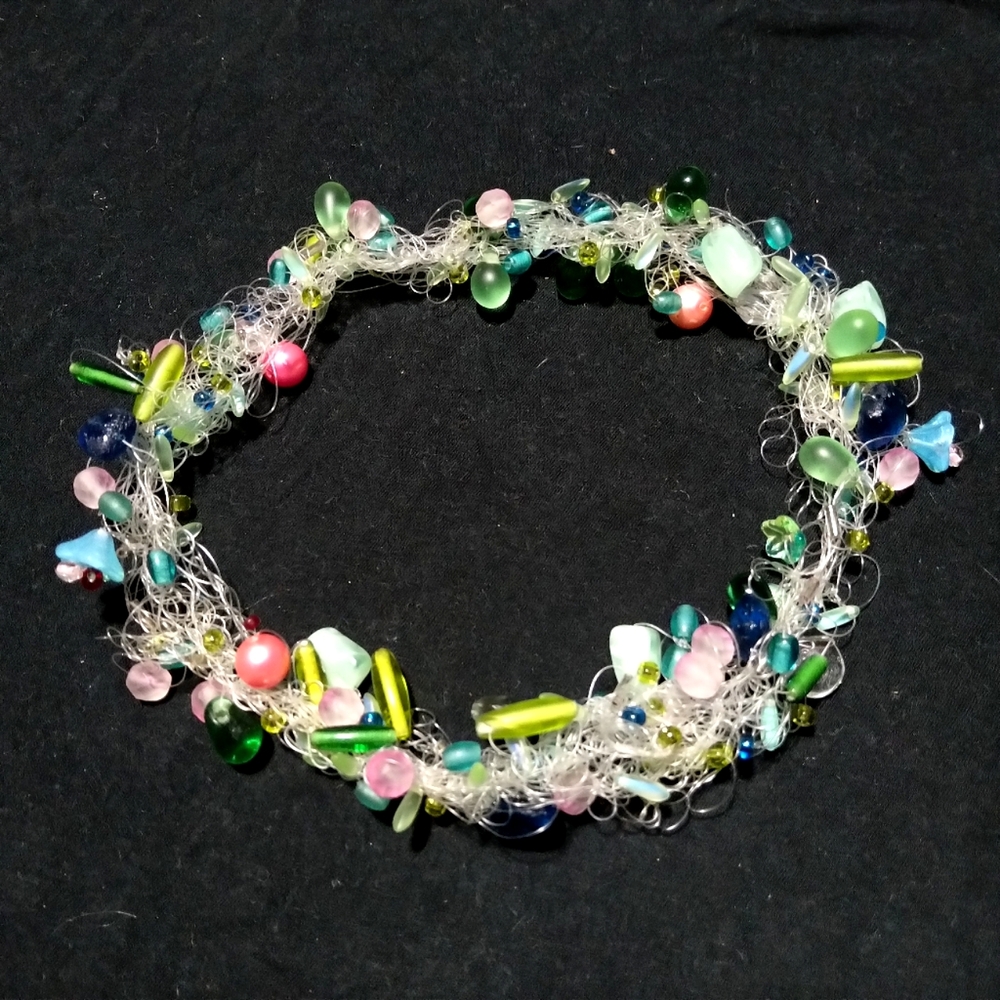 Artisan Handmade Colorful Beaded Necklace